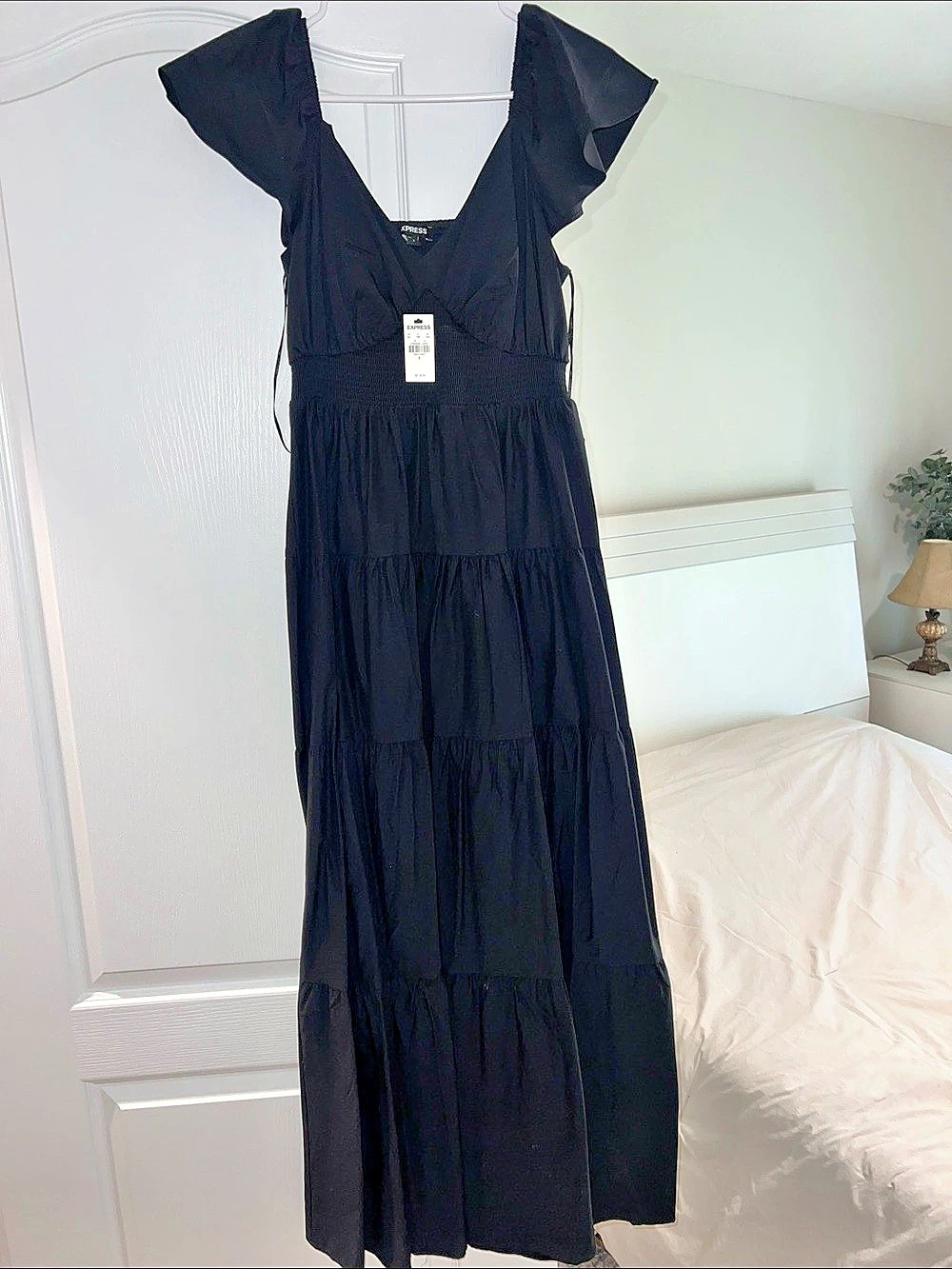 Express Women'Small Maxi Dress in Black Size Small NWT